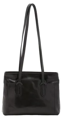Immagine prodotto di Borsa a tracolla da donna, in vera pelle di vacchetta, con zip, prodotta in Italia