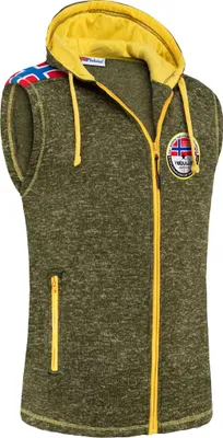 Produktbild von Nebulus Fleeceweste NORWAY Herren, Outdoorweste , Sommerjacke , P5862 - Herren, grün meliert, M