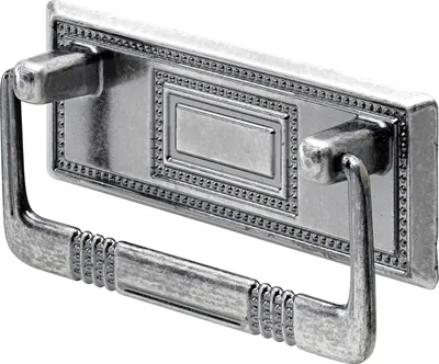 Produktbild von Hettich Möbelgriff Zinkdruckguss silber 33,0 x 96,0 x 14,0 mm - 1 Stück
