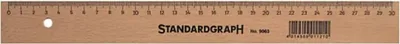 Produktbild von STANDARDGRAPH Holzlineal 1930 30cm