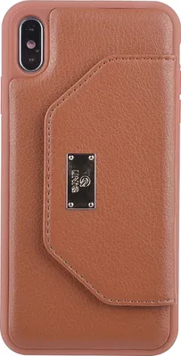 Image de Coque arrière pour iPhone X-Xs Max - Marron