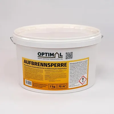 Produktbild von OPTIMAL Aufbrennsperre Grundierung gelblich für innen und außen 7 kg - Grundierkonzentrat für stark saugende und unterschiedlich saugende Untergründe