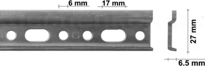 Produktbild von Aufhängeschiene für Küchen-Hängeschränke 100 cm verzinkt