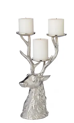 Produktbild von EDZARD Kerzenhalter Hirsch Lu H 32,5 cm