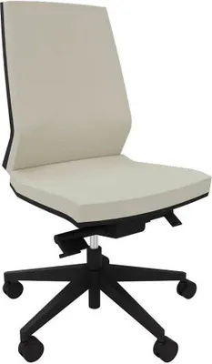Produktbild von Quadrifoglio Bürostuhl Omnia beige, schwarz Stoff
