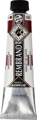 Produktbild von Rembrandt Acrylfarbe Tube 40 ml Marsviolett 538