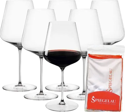 Produktbild von Spiegelau Definition Bordeauxglas 750 ml 6er Set + Poliertuch