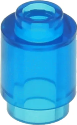 Produktbild von LEGO® 1x1 Steine Rundsteine Transparent Dunkelblau - 3062b NEU! Menge 250x