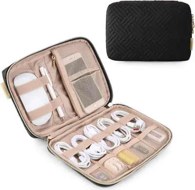 Image de Sacoche de voyage pour chargeur de téléphone, banque d'alimentation, USB, cartes SD