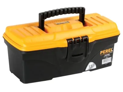 Produktbild von Perel Werkzeugkoffer 7,1 Liter, kompakter Werkzeugkoffer mit herausnehmbarer Einlage,