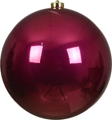 Produktbild von Weihnachtskugeln Kunststoff 20cm 1 Stück - Granatapfel