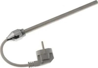 Produktbild von Ximax Elektropatrone Badheizkörper Typ 1 Heizstab elektrisch 1200 Watt Grau/Chrom