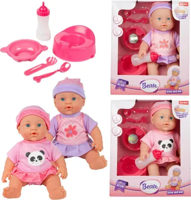 Produktbild von Toi-Toys Babypuppe 31cm mit Zubehör Puppenspielzeug