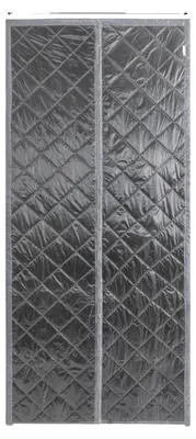 Immagine prodotto di Tenda magnetica termoisolante per porte, facile da installare, versatile, grigia
