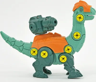 Produktbild von DIY Brachiosaurus Robo-Dino Spielzeug mit Katapult