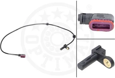 Produktbild von OPTIMAL ABS Sensor Raddrehzahl Hinten passend für MERCEDES-BENZ S-Klasse Limousine (W221) 06-S360