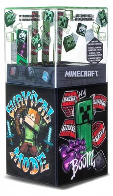 Produktbild von Minecraft Schreibset 7-teilig mit Etui MC00072 97266