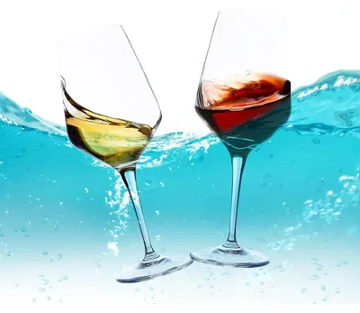 Schwimmende Weingläser, 2er-Set, 445 ml, Tritan, unzerbrechlich