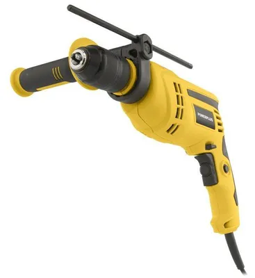Image de Perceuse à percussion Powerplus 1050 W, 48000 coups/min, Bois/Acier/Béton
