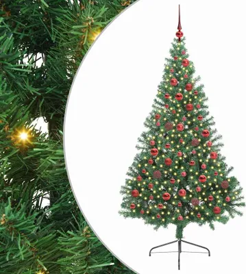 Immagine prodotto di vidaXL Albero di Natale artificiale preilluminato verde 180 cm PVC