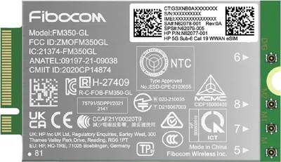 Obrázok produktu pre HP 5G Sub-6 Cat 19 WWAN modul pre mobilné pripojenie