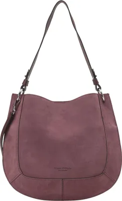 Produktbild von Marc O'Polo Leder Umhängetasche Schultertasche Tonja Hobo Bag Twilight beere