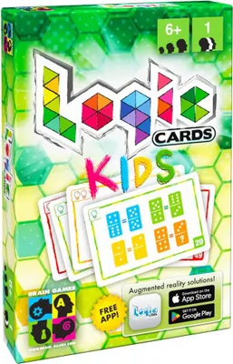 Produktbild von Logikkartenspiel GRA für Kinder ab 6 Jahren – 53 Aufgaben in 3 Schwierigkeitsstufen