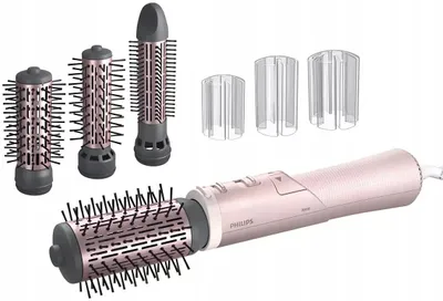 Produktbild von Philips Haartrockner-Lockenstab 1000W, Keramik, Ionisierung, 4 Drehaufsätze