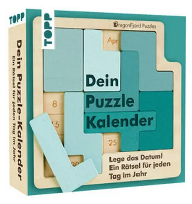 Obrázek produktu pro Tvůj puzzle kalendář. Zadej datum – hádanka na každý den v roce
