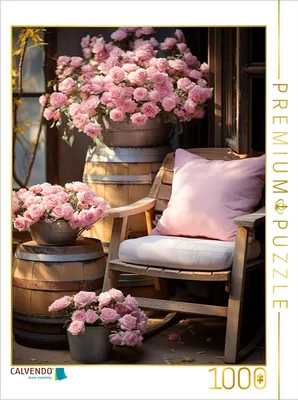 Produktbild von CALVENDO Puzzle Rosa Blütentraum | 1000 Teile Lege-Größe 64x48cm Foto-Puzzle für glückliche Stunden