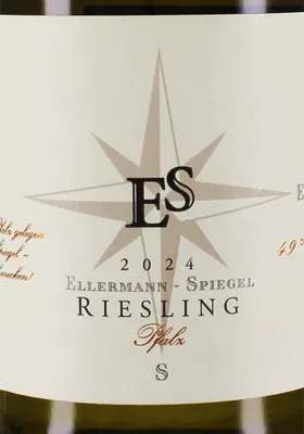 Produktbild von Ellermann-Spiegel Riesling Schlabberwein trocken 2024 | Deutschland Pfalz | 0.75l | 12% Alk.