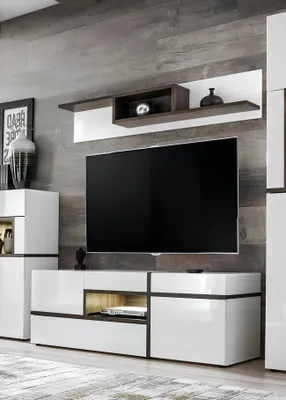 Zdjęcie produktu dla Szafka wisząca do salonu półka na telewizor zestaw nowoczesnych mebli nowy