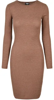 Produktbild von Urban Classics Damen Kleid Ladies Rib Dress darkkhaki 3XL