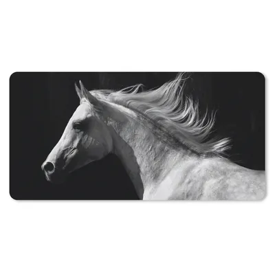 Produktbild von MuchoWow® Mauspad Mousepad Pferde - Tiere - Porträt 60x30 cm - Mousepads - Maus Mat - Pad - Mausunterlage