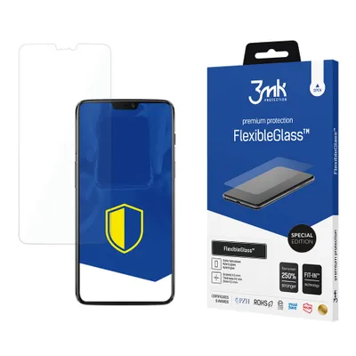 Produktbild von 3mk Display Hybridglas FlexibleGlass für OnePlus 6  0,3mm 7H