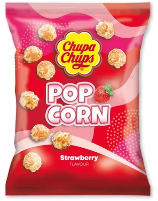 Produktbild von Chupa Chups Popcorn Strawberry 90g