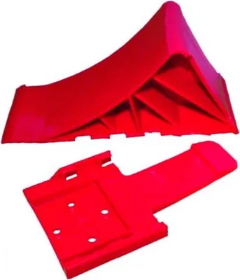 Produktbild von 8 Stück Unterlegkeile mit Halter - 1600 kg ROT