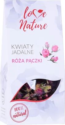 Obrázek produktu pro Sušené jedlé květy Poupata růží Láska k přírodě