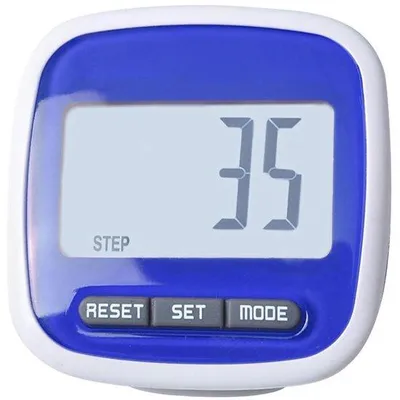Image de Podomètre noir – Podomètre LCD à fixation par pince pour la course et la marche, podomètre électronique intelligent pour la course, calcul intelligent de la dépense énergétique.