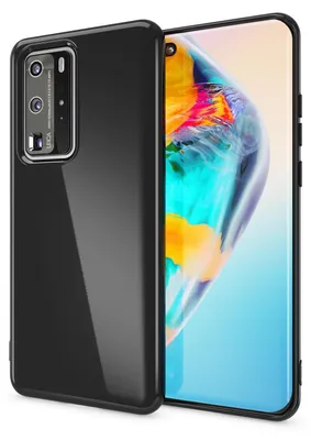 Obrázek produktu pro NALIA Pouzdro na mobilní telefon pro Huawei P40 Pro, tenké pouzdro Silicone Protective Cover Bumper Black