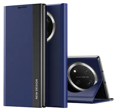 Immagine prodotto di Per Honor Magic 7 Lite / X9c Design Custodia Flip in Pelle finta placcata blu scuro