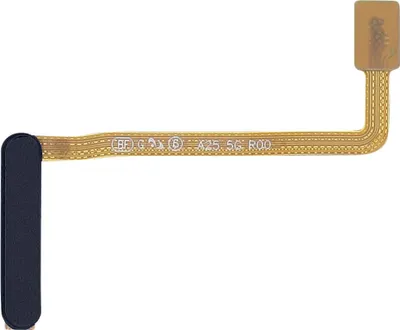 Image de Relife, carte de bouton d'allumage pour Galaxy A25 5G, noir