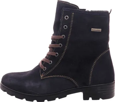 Image de Ricosta Bottines à lacets DISERA Enfants daim bleu Taille : 32