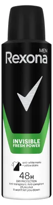 Produktbild von Rexona Men Invisible Fresh Power Antitranspirant, Spray, 150 ml