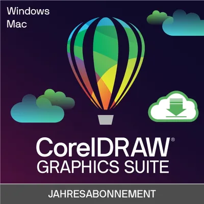 Immagine prodotto di CorelDRAW Graphics Suite 365 (2026) / Windows-Mac / 1 anno / 1 PC / Chiave (ESD)
