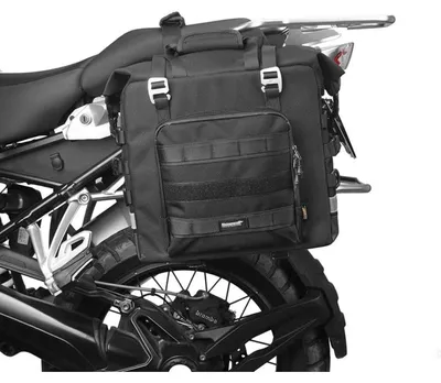 Productafbeelding van Motorfiets zadelkoffers, waterdicht, snelsluiting, zwart, 25 liter