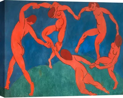 Image de Impression d'art sur toile Henri Matisse, La danse I - 100x70 cm