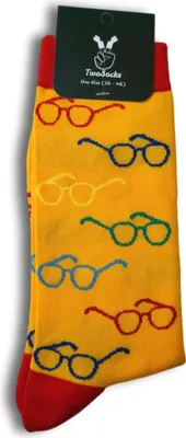 Produktbild von TwoSocks lustige Socken Büro Socken Nerd Geschenke Fun-Socken Uni Socken Einheitsgröße Größe 36-45