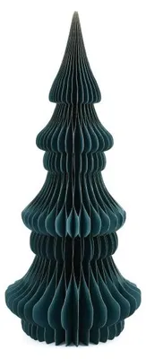 Only Natural – Wabenpapier-Weihnachtsbaum – Grün – 45 cm – Ansicht 1