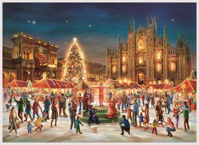 Produktbild von Adventskalender No. 336 Mailand DIN A3